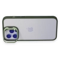 Joko iPhone 15 Pro Kılıf Roblox Lens Standlı Kapak - Koyu Yeşil