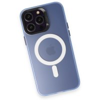Joko iPhone 15 Pro Max Kılıf Mateks Magsafe Kapak - Sierra Blue