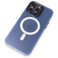 Joko iPhone 15 Pro Max Kılıf Mateks Magsafe Kapak - Sierra Blue