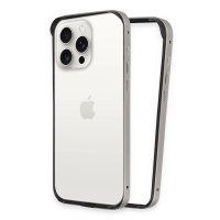 Joko iPhone 15 Pro Max Land Bumper Koruma Kapak - Titan Gri
