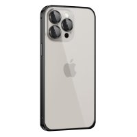 Joko iPhone 15 Pro Max Metal Bumper Mat Kapak - Siyah