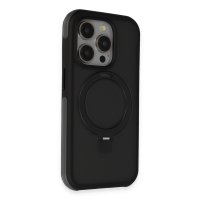 Joko iPhone 15 Pro Max Zorda Airbag Magsafe Standlı Kapak - Siyah