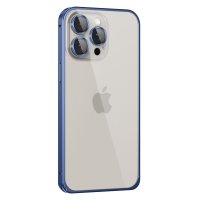 Joko iPhone 15 Pro Metal Bumper Mat Kapak - Lacivert