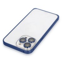 Joko iPhone 15 Pro Metal Bumper Mat Kapak - Lacivert