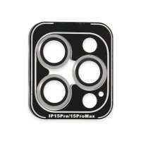 Joko iPhone 15 Pro PVD Metal Kamera Lens - Gümüş