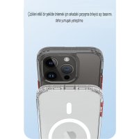 Joko iPhone 15 Pro Ramos Magsafe Kapak - Şeffaf