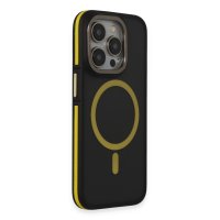 Joko iPhone 15 Pro Rocky Magsafe Kapak - Siyah-Sarı