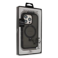 Joko iPhone 15 Pro Zorda Airbag Magsafe Standlı Kapak - Siyah