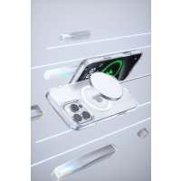 Joko iPhone 16 Pro Max Gleam PC Sert Magsafe Kılıf - Şeffaf