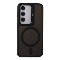 Joko Samsung Galaxy S24 Plus Flet Lens Magsafe Kapak - Siyah