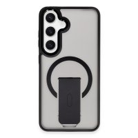 Newface Samsung Galaxy S24 Tork Magsafe Standlı Kapak - Siyah