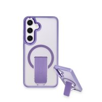 Newface Samsung Galaxy S24 Tork Magsafe Standlı Kapak - Siyah