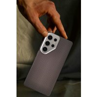 Joko Samsung Galaxy S25 Ultra Besa Magsafe Kapak - Titan Gri