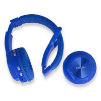 Karler Bass KR004 Höparlör Kafa Üstü Kablosuz Kulaklık - Mavi