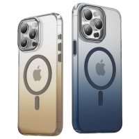 Keephone iPhone 15 Pro Max Aurora Pro Magsafe Kılıf - Mavi