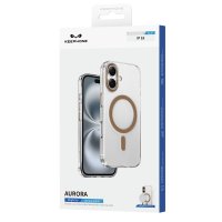 Keephone iPhone 16 Aurora Şeffaf Magsafe Kılıf - Natural Titanyum