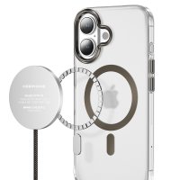 Keephone iPhone 16 Dazzle Pro Matte Magsafe Kılıf - Siyah Titanyum