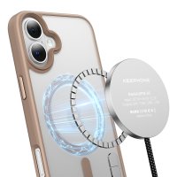 Keephone iPhone 16 Mago Pro Magsafe Kılıf - Siyah Titanyum
