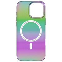 Keephone iPhone 16 Pro Fantasia Gökkuşağı Magsafe Kılıf - Siyah