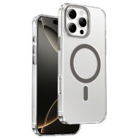 Keephone iPhone 16 Pro Max Aurora Şeffaf Magsafe Kılıf - Natural Titanyum