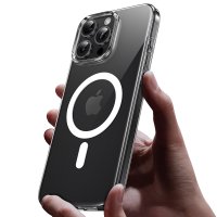 Keephone iPhone 16 Pro Max X-Crystal Slim Magsafe Kılıf - Natural Titanyum