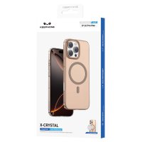 Keephone iPhone 16 Pro Max X-Crystal Slim Magsafe Kılıf - Natural Titanyum