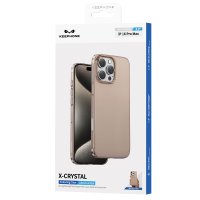 Keephone iPhone 16 Pro X-Crystal Slim Kılıf - Çöl Titanyum