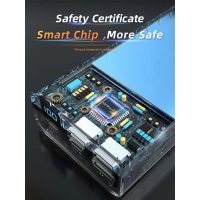 Konfulon A19 Dijital Ekranlı Powerbank 30.000 mAh Hızlı Şarj - Beyaz