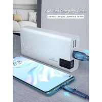 Konfulon A19 Dijital Ekranlı Powerbank 30.000 mAh Hızlı Şarj - Siyah