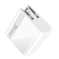 Konfulon C65Q Type-C USB 3.0 Quick PD 20W Dijital Seyahat Hızlı Şarj Cihazı - Beyaz
