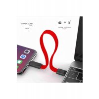 Konfulon DC22 Lightning Kablo iphone Uyumlu 23cm 2.1A - Kırmızı