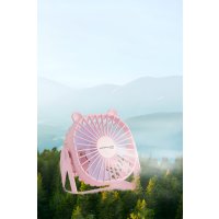 Konfulon FS23 Masaüstü Soğutma Fanı - Pembe