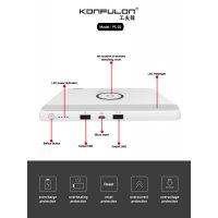 Konfulon PS02 Powerbank 25.000 mAh Kablosuz Şarj