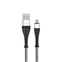Konfulon S61 Micro USB Kablo 1.2M 3.1A - Gümüş