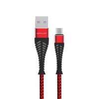 Konfulon S61 Micro USB Kablo 1.2M 3.1A - Kırmızı