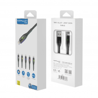 Konfulon S92 Ledli Lightning Kablo iphone Uyumlu 1M 3A - Kırmızı