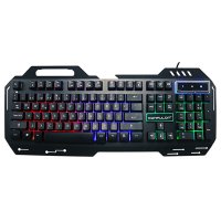 Konfulon V1 RGB Işıklı Metal Yüzey Türkçe Q Kablolu Gaming Klavye