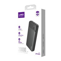 Lanex LPB-N23 20.000 mAh Powerbank - Siyah