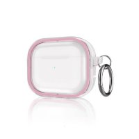 Movenchy Airpods Pro 2 (2.nesil) Shiny Şeffaf Kılıf - Pembe