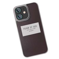Movenchy iPhone 11 Terra Desenli Kapak - Gri - 2