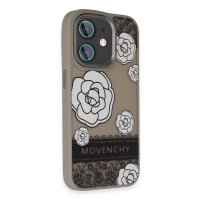 Movenchy iPhone 11 Terra Desenli Kapak - Gri - 3