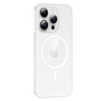 Movenchy iPhone 14 Pro Kılıf PP Magsafe Kapak - Beyaz