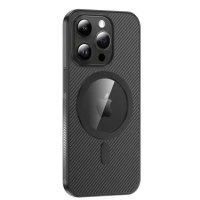 Movenchy iPhone 14 Pro Kılıf PP Magsafe Kapak - Siyah