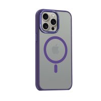 Movenchy iPhone 14 Pro Max Kılıf Radyant Magsafe Kapak - Derin Mor