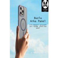 Movenchy iPhone 15 Kılıf Radyant Magsafe Kapak - Titan Gri