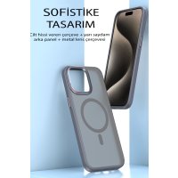 Movenchy iPhone 15 Pro Max Kılıf Radyant Magsafe Kapak - Turuncu