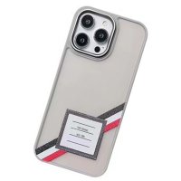 Movenchy iPhone 15 Pro Max Terra Desenli Kapak - Gri - 1