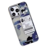 Movenchy iPhone 15 Pro Max Terra Desenli Kapak - Siyah - 3