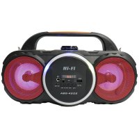 Newface ABS-4202 Kumandalı RGB FM Kablosuz Hoparlör - Kırmızı
