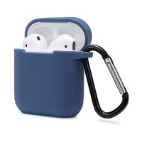 Newface Airpods (1.nesil) Sert Silikon Kılıf - Lacivert